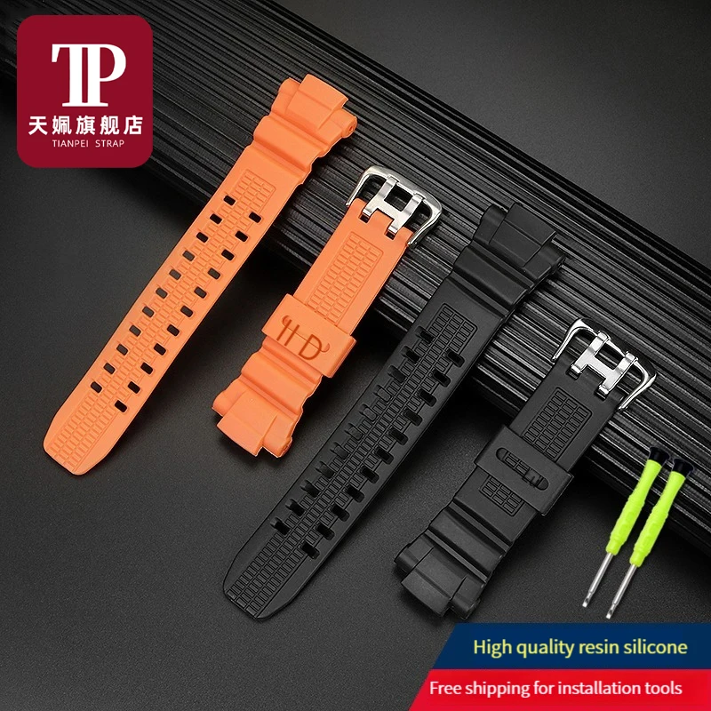 Silicone Watchband For Casio G-SHOCK Aviation Series 5121 GW-3000B/2500/2000B/BD GW-3500B Men Sport Band Strap Watch Accessories