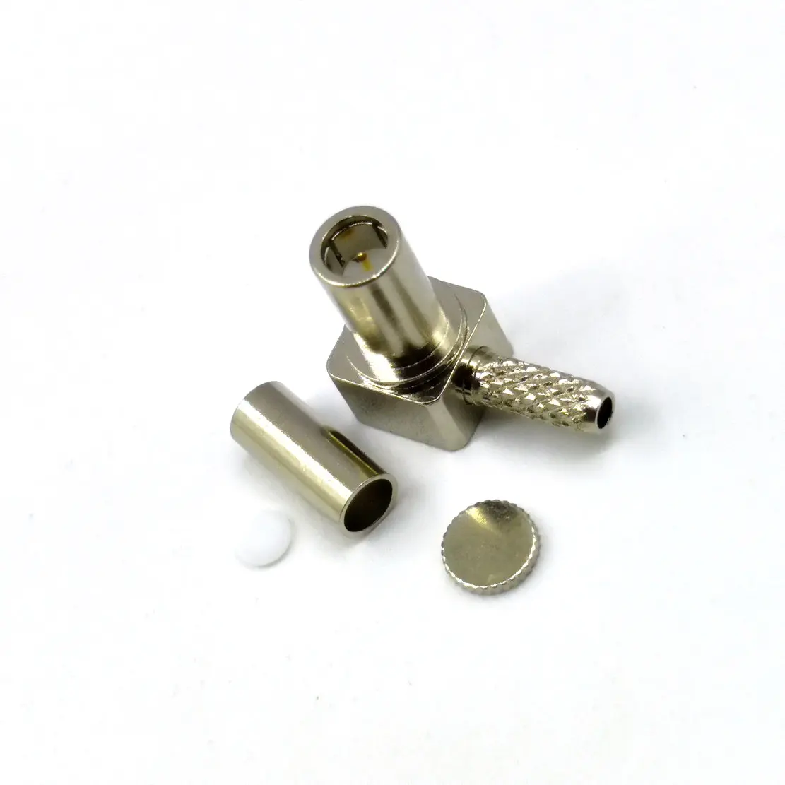 100 Stuks Koper Rechts Ms147 Mannelijke Plug Krimp Voor Rg316 Rg174 Lmr100 Kabel Connector