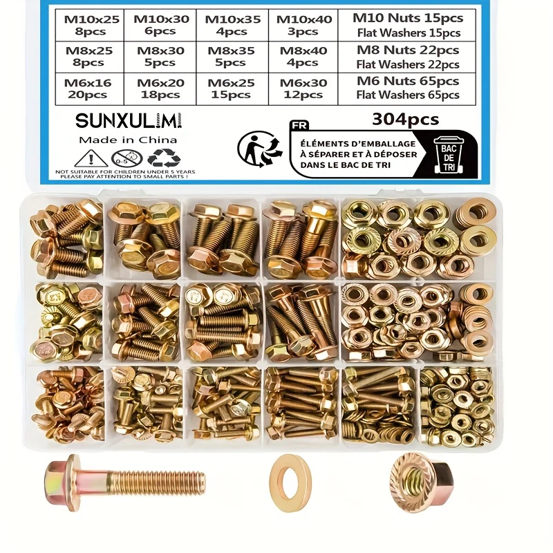 set-di-304-pezzi-di-bulloni-e-dadi-metrici-grado-88-m6-m8-m10-kit-assortito-di-dadi-e-bulloni-a-testa-esagonale-per-impieghi-gravosi