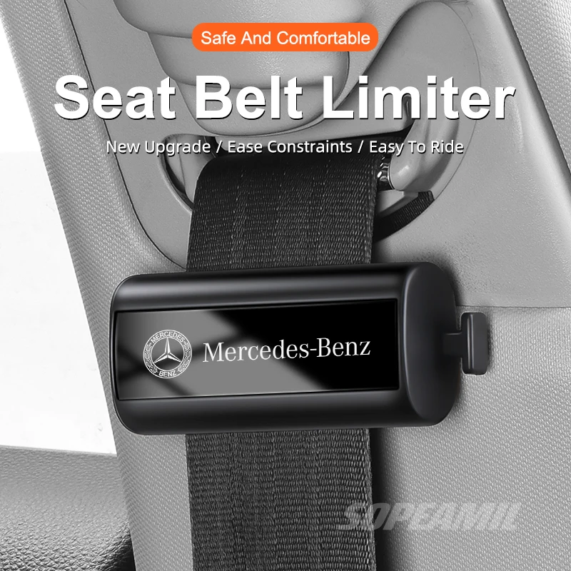 

Mercedes Benz A C E S Class CLS GLA GLC GLK GLS SLK ML W203 Vito Car Safety Belt Fixator Seat belt clip Position Limiting Clamp
