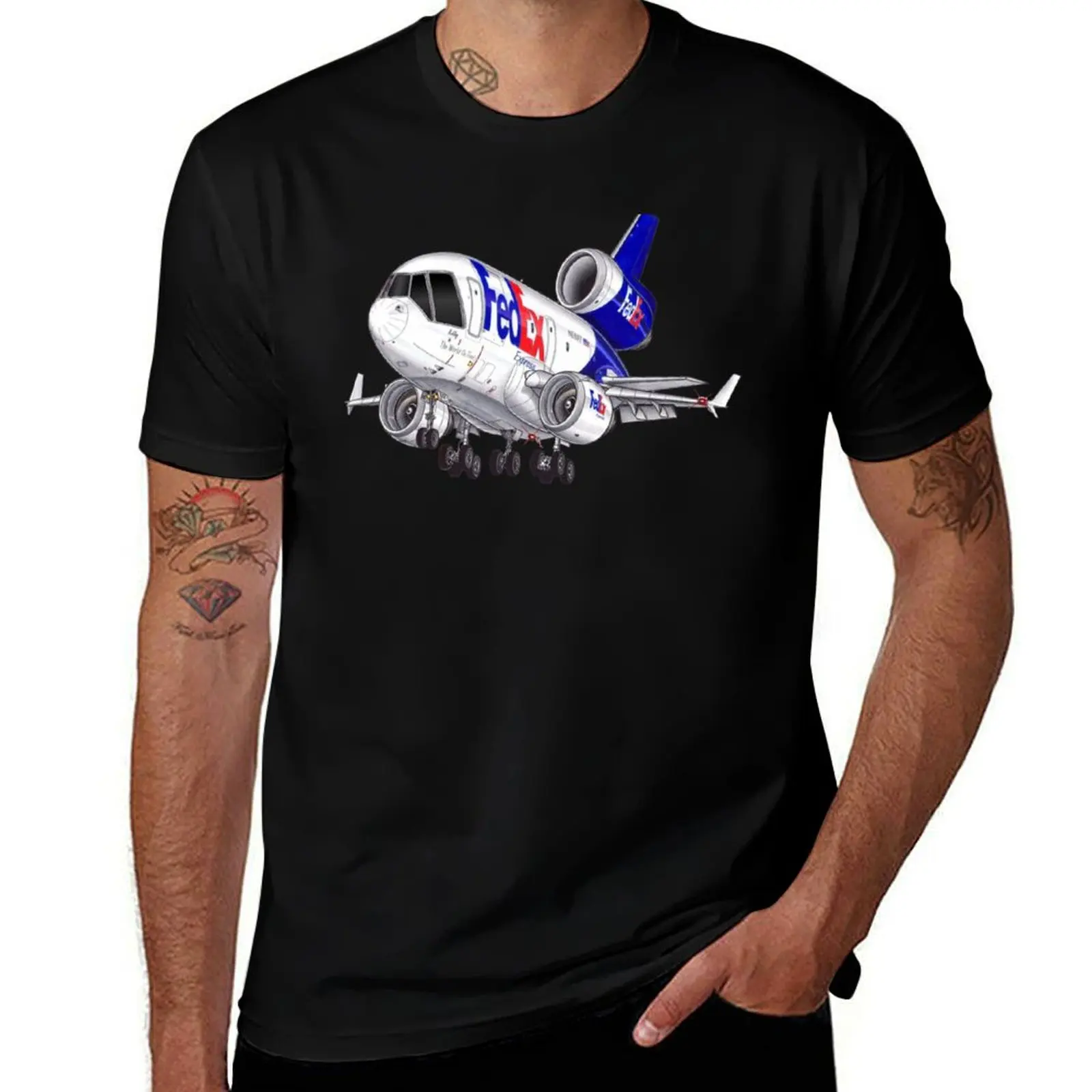 McDonell Douglas MD-11 T-Shirt Basic Tee Shirt for Everyday Outfit T-Shirt