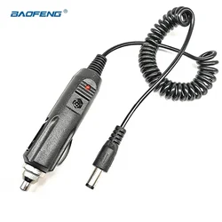 Baofeng DC 12V Car Charger Charging Cable Spring Cord Line for UV-5R 5RA 5RE PLUS UV5A+ Two Way Radios Walkie Talkie Accessories