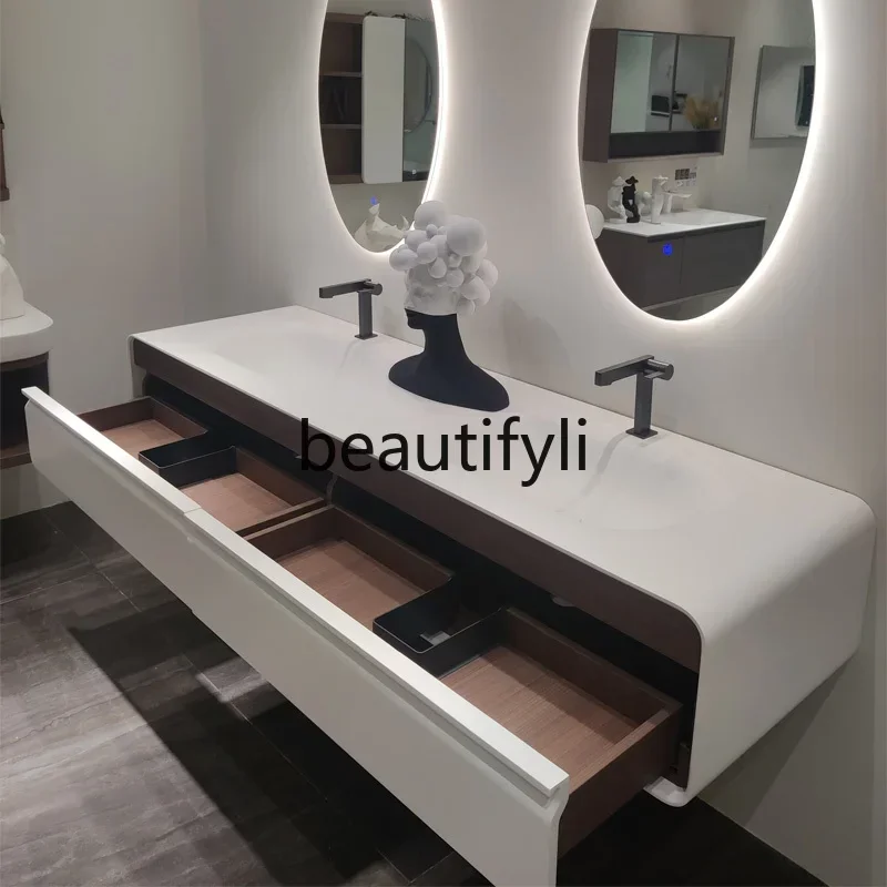 

ss K178 ss25 Italian minimalist ring skin feeling integrated seamless basin acrylic environmental protection basin pull-out type