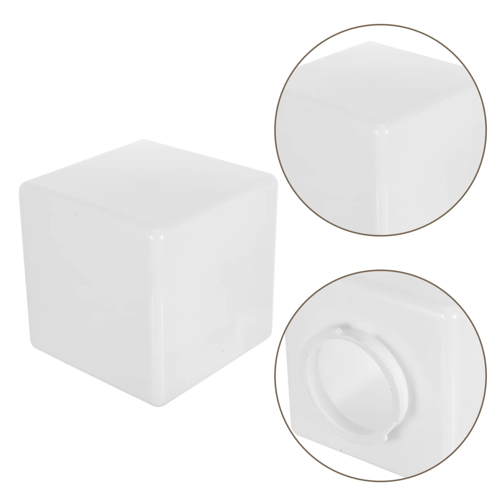 

Square Outdoor Garden Lamp Shade Decorative Light Fixture Covers for Patio Porch Yard Street Lamp Replacement Fence Post Lights