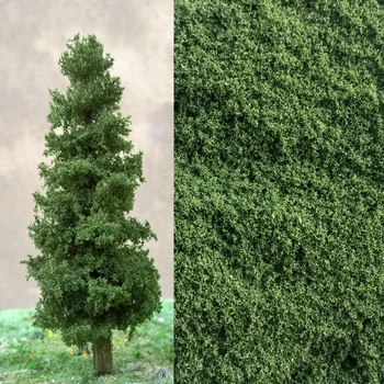 Simulazione albero di plastica in polvere materiale paesaggistico mini montagna militare tavolo di sabbia modello albero produzione treno layout ferroviario