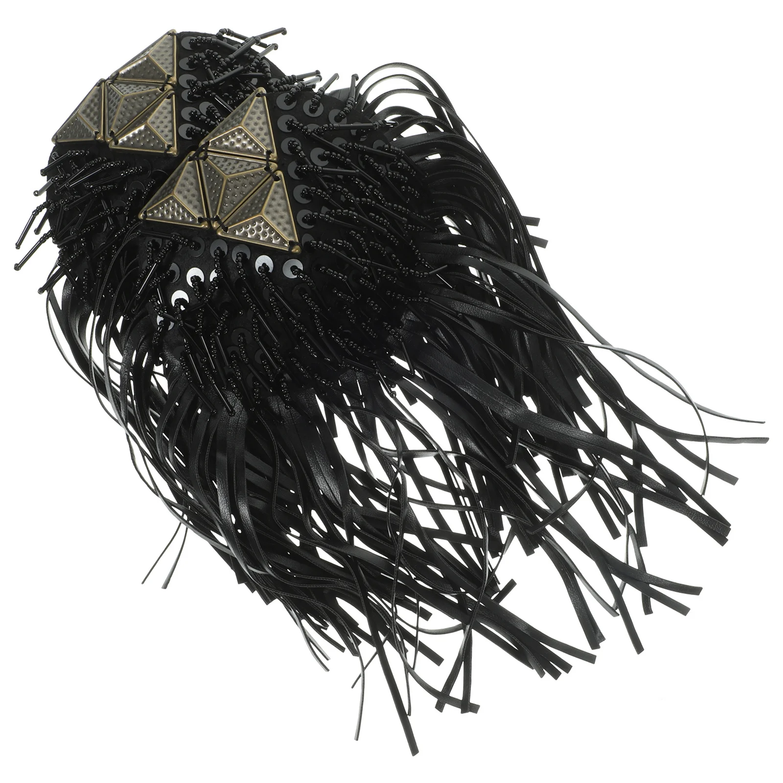 

2Pcs Shoulder Epaulets Tassel Premium Fringe Decor for Men Women Fashion Lightweight Badge Add-on Suit Accessory Gift