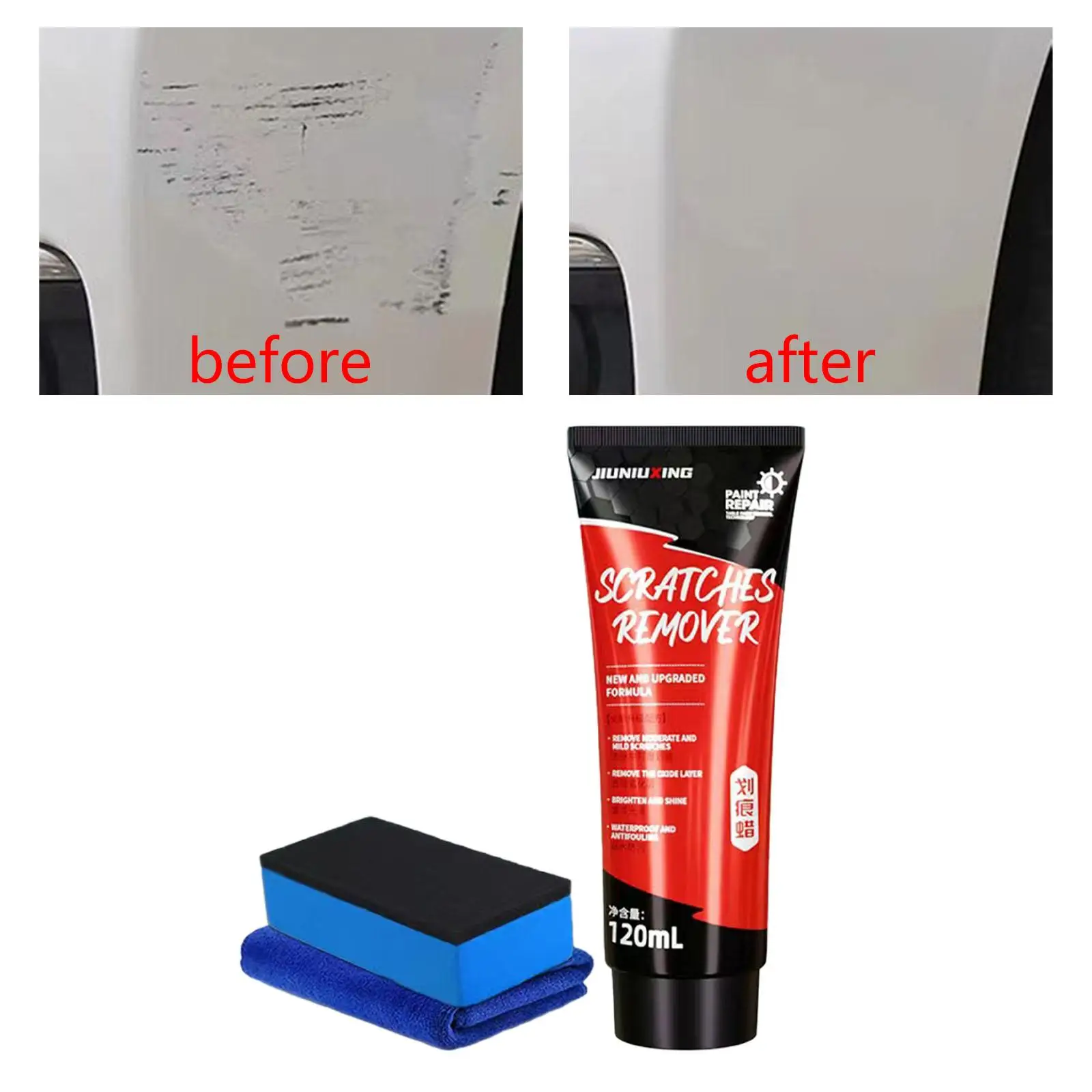 Car Scratch Remover 120ml Coating Grinding Repair Multipurpose Swirl Remover Light Moderate Scratches Repair Car Scratch Repair