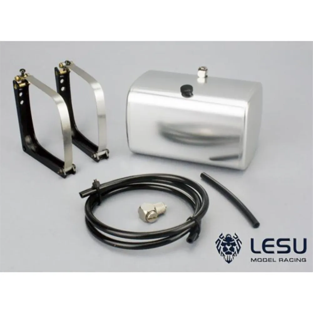LESU-tanque de combustible hidráulico de Metal, 72Mm, para coche teledirigido 1/14, camión volquete, modelo Tamiyay, juguetes al aire libre TH02471