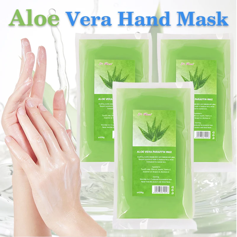 Paraffin Wax Bath Hand Mask 200g/450g Moisturizing And Hydrating Soft Wax for Hand Softening And Moisturizing