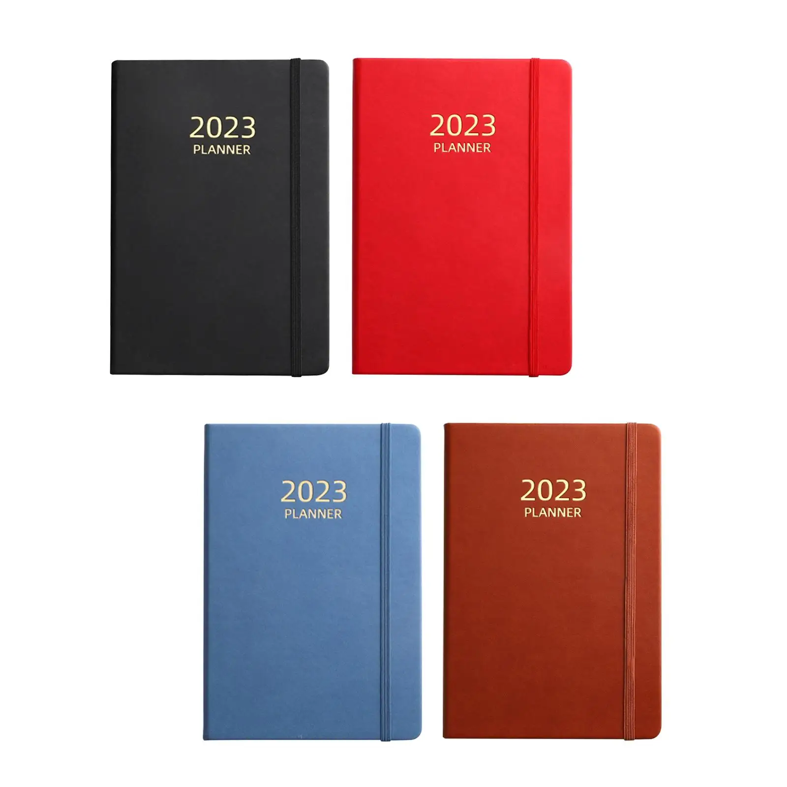 A5 Diary Notebook, 2023 Journals Notebook Notepad Personal Organizer 180 Sheets 360 Lined Pages for Project Planning Supplies