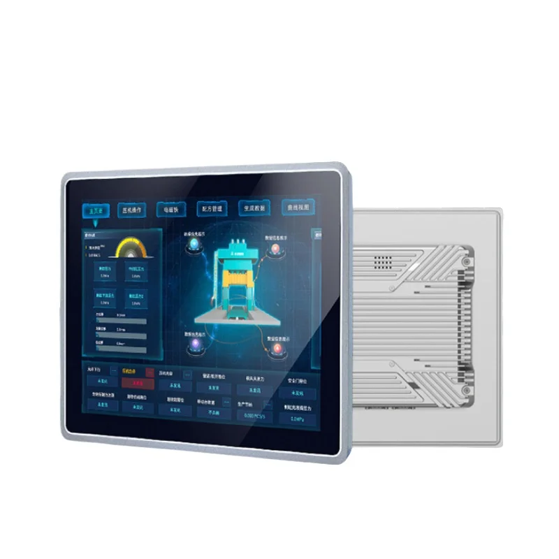 Industrial control touch display all-in-one machine Sheet metal waterproof, dustproof   capacitive touch  Android display