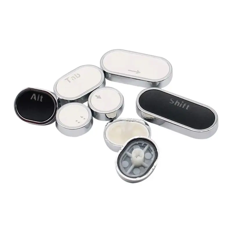 AC52-104Pcs/Set Universal Round Key Cap Keycaps For Cherry MX Mechanical Keyboard Backlit Design