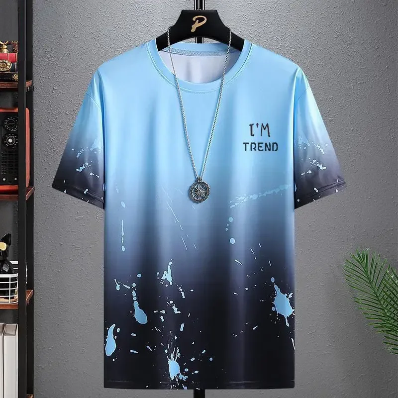 Zestaw męski strój na siłownię letnie spodenki dres męski z krótkim rękawem T-shirt z nadrukiem Top trening szybkoschnące bluzy odzież męska