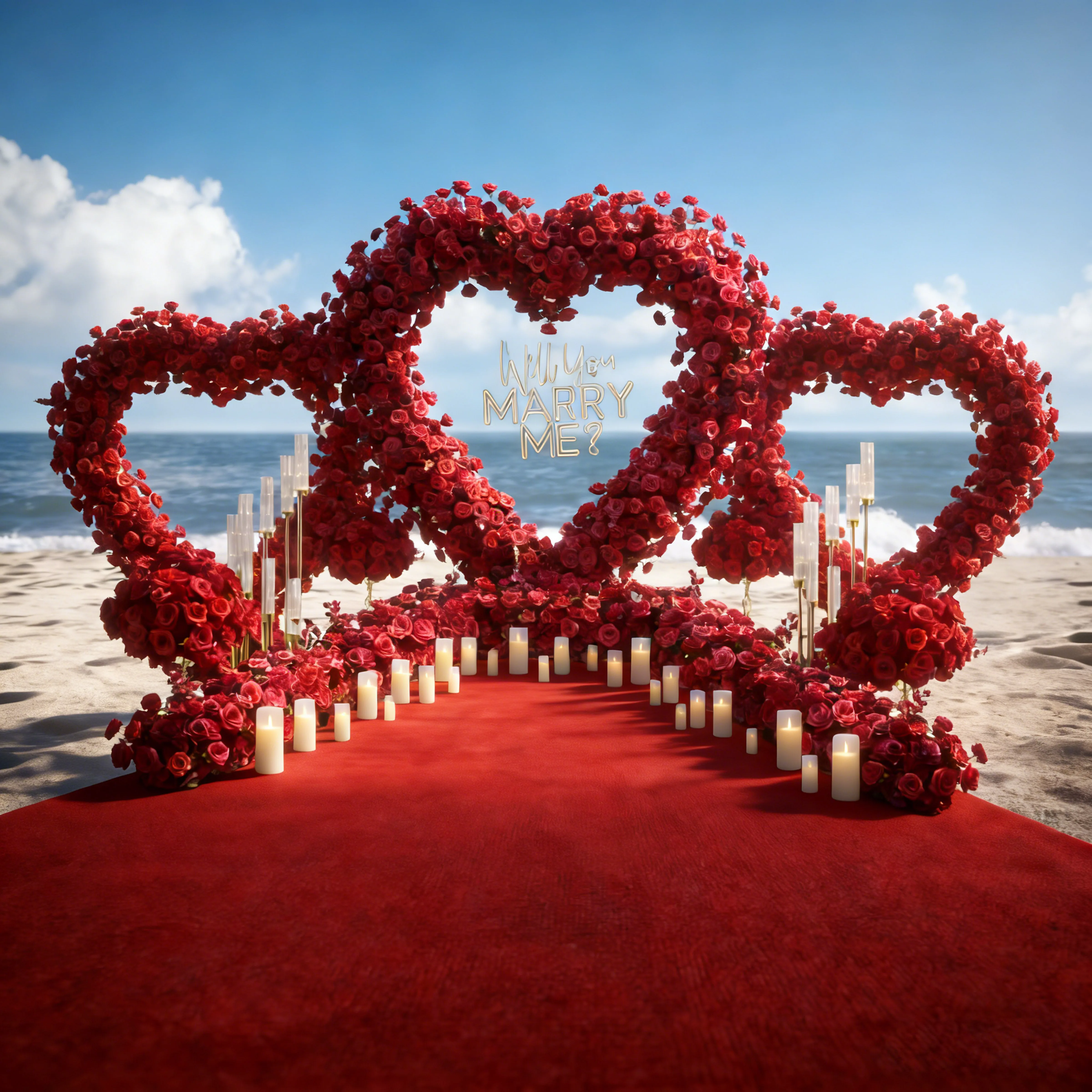 

Wholesale Silk Red Rose Hydrangea Heart Shaped Arch Stand Artificial Flower Floral Arrangement Backdrop For Wedding Decoration