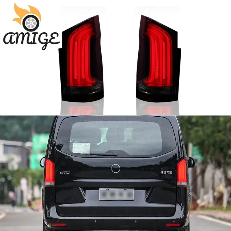 

Car LED Taillights Tail Light For Mercedes Benz V-Class Vito V250 V260 2016-2020 Back Lamps Brake Light Rear Lights
