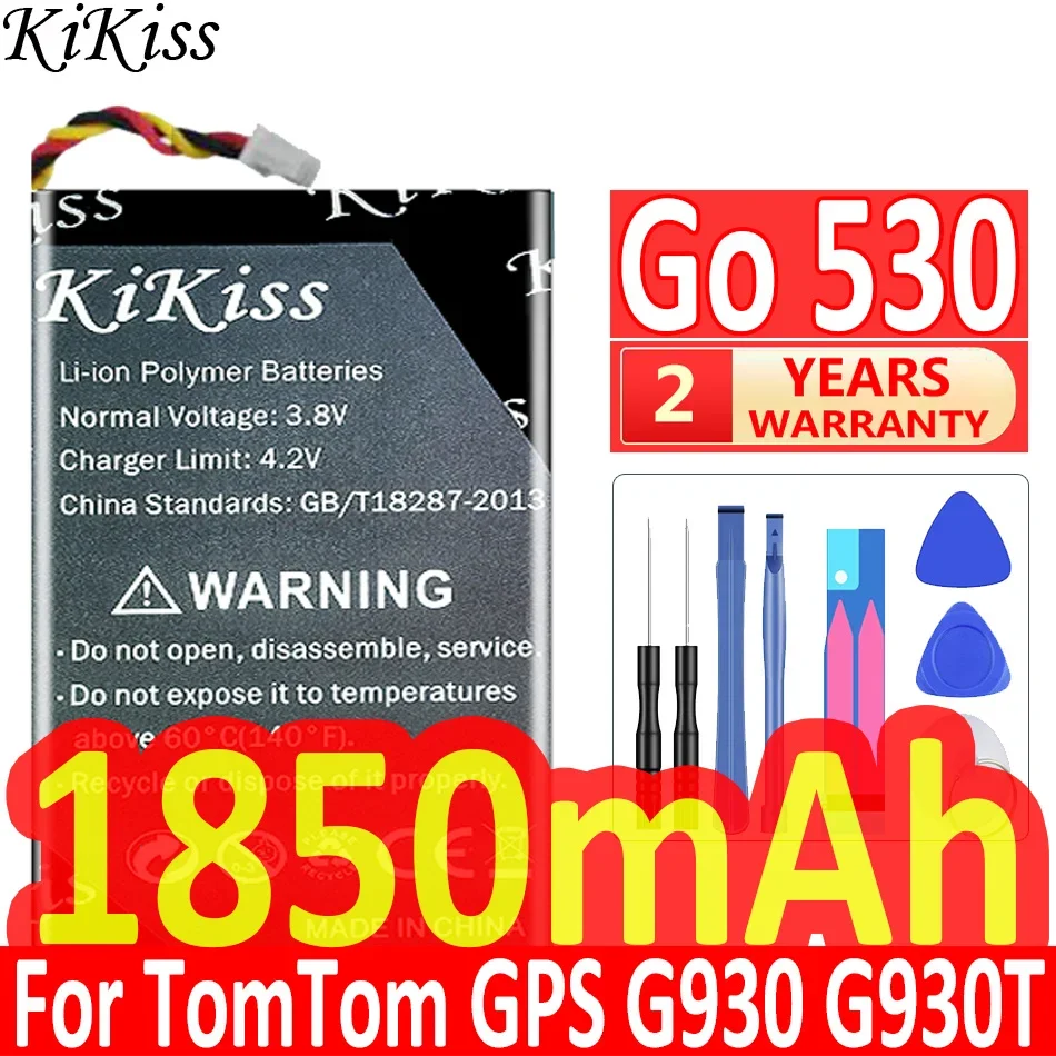 

Сменный аккумулятор KiKiss 1850 мАч для TOMTOM GPS G930 G930T A8 MP3 MP4 MP5 E-book Go 530 Live, 630 630T 720 730 730T