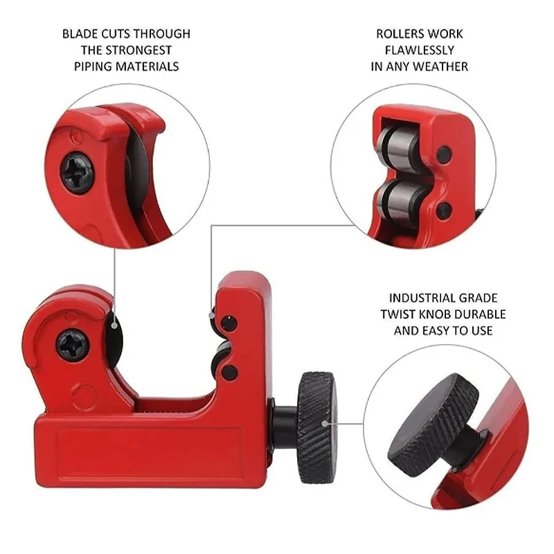 1/8-Inch to -5/8-Inch Stainless Steel Mini Steel Pipe Cutter, Suitable for Cutting Metal, Plastic, Brass Copper Pipes image 2