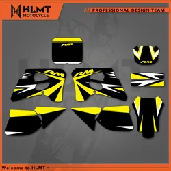 HLMT Motorcycle Plastic Graphics Backgrounds Decals Stickers For Suzuki RM125 RM250 RM 125 250 1993 -1995