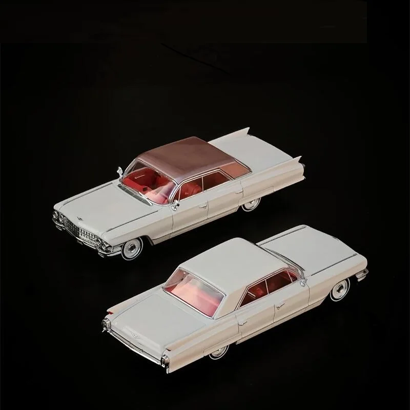 

[Предзаказ] Коллекционная модель автомобиля MK Miniatures 1:64 DeVille, розово-белая, литая под давлением