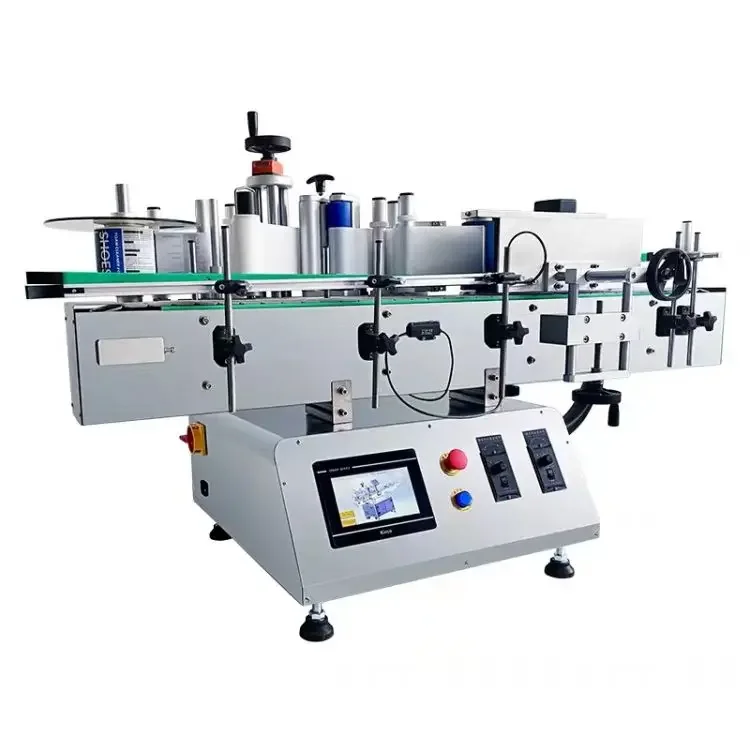 Label Applicator round bottle labeler automatic labeling machine for round bottles