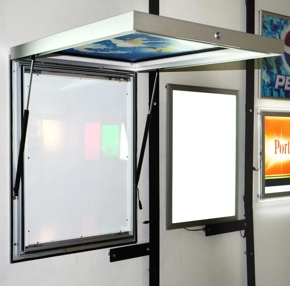 AF50A Aluminum Frame Light Box Advertising Led Backlit Outdoor Signage