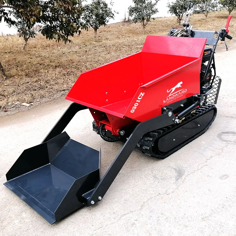 

Customized High Quality Home Use Mini Gasoline Dumper 500KG Small Track Truck Dump EPA Efficient Transport Vehicle Fast Delivery