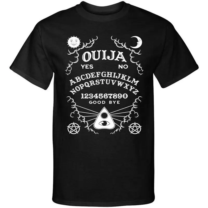 

Oujia Spirit Board Horror Halloween Style Graphic Tee Shirt T Shirt