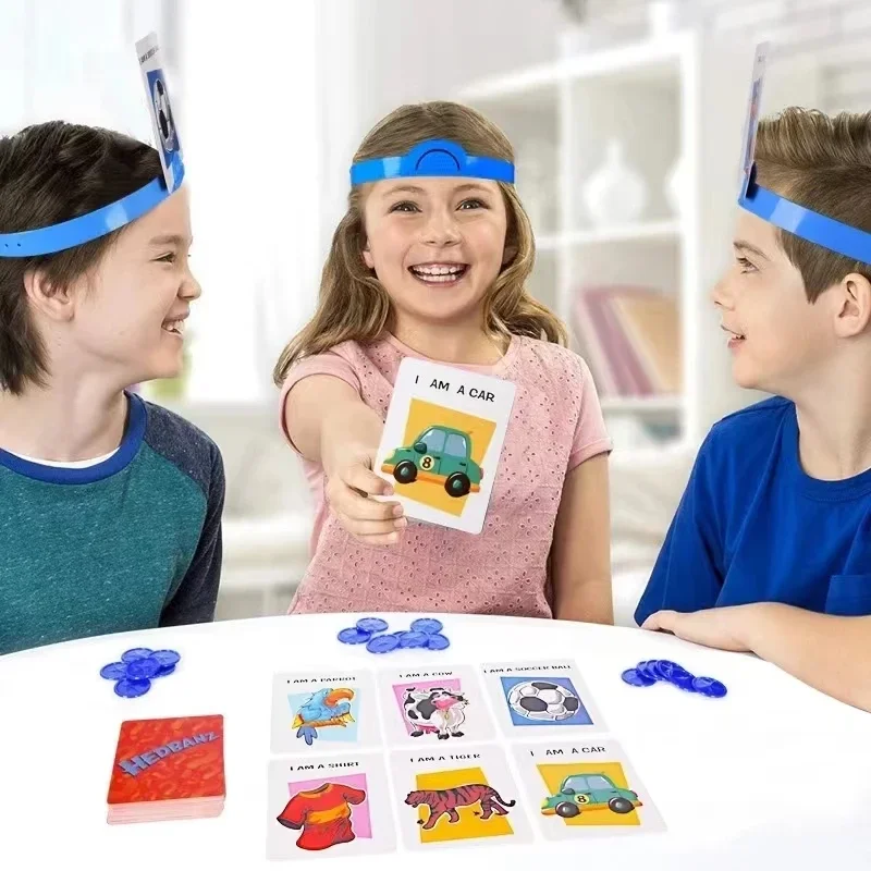 Quem é isso jogo para crianças cartas crianças jogos de adivinhação crianças tabuleiro pai-filho jogos interativos para a família jogos de festa