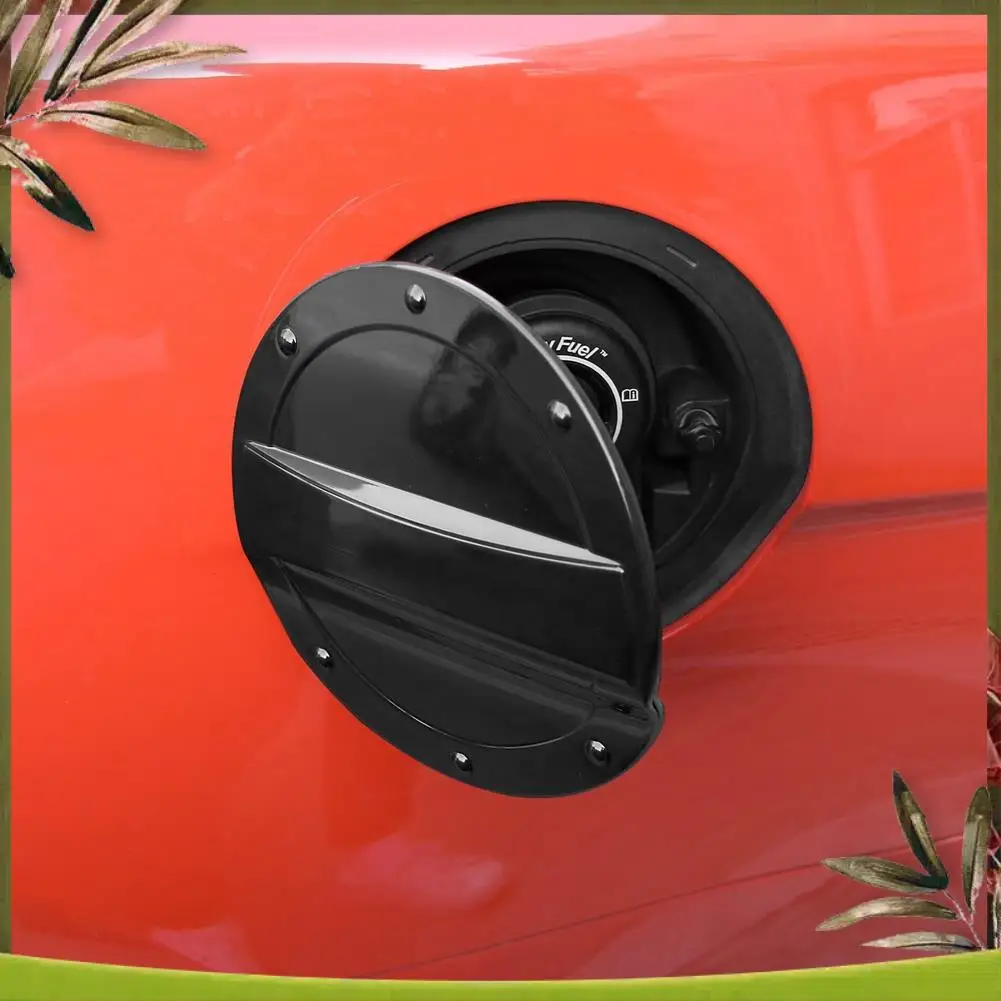 

AB98-Fuel Filler Door Gas Tank Cap Fuel Tank Cap Exterior Decoration Accessories For Ford Mustang 2015-2022 (Black)