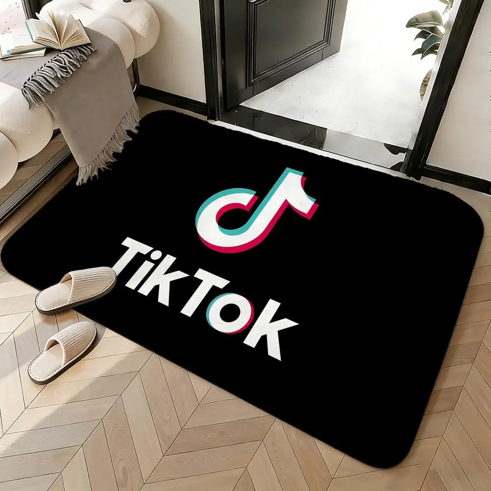 Soft Absorbent Non-Slip Rug Media TikTok Floor Mat Home Decor Doormat Bedroom Floor Mat Shower Carpet