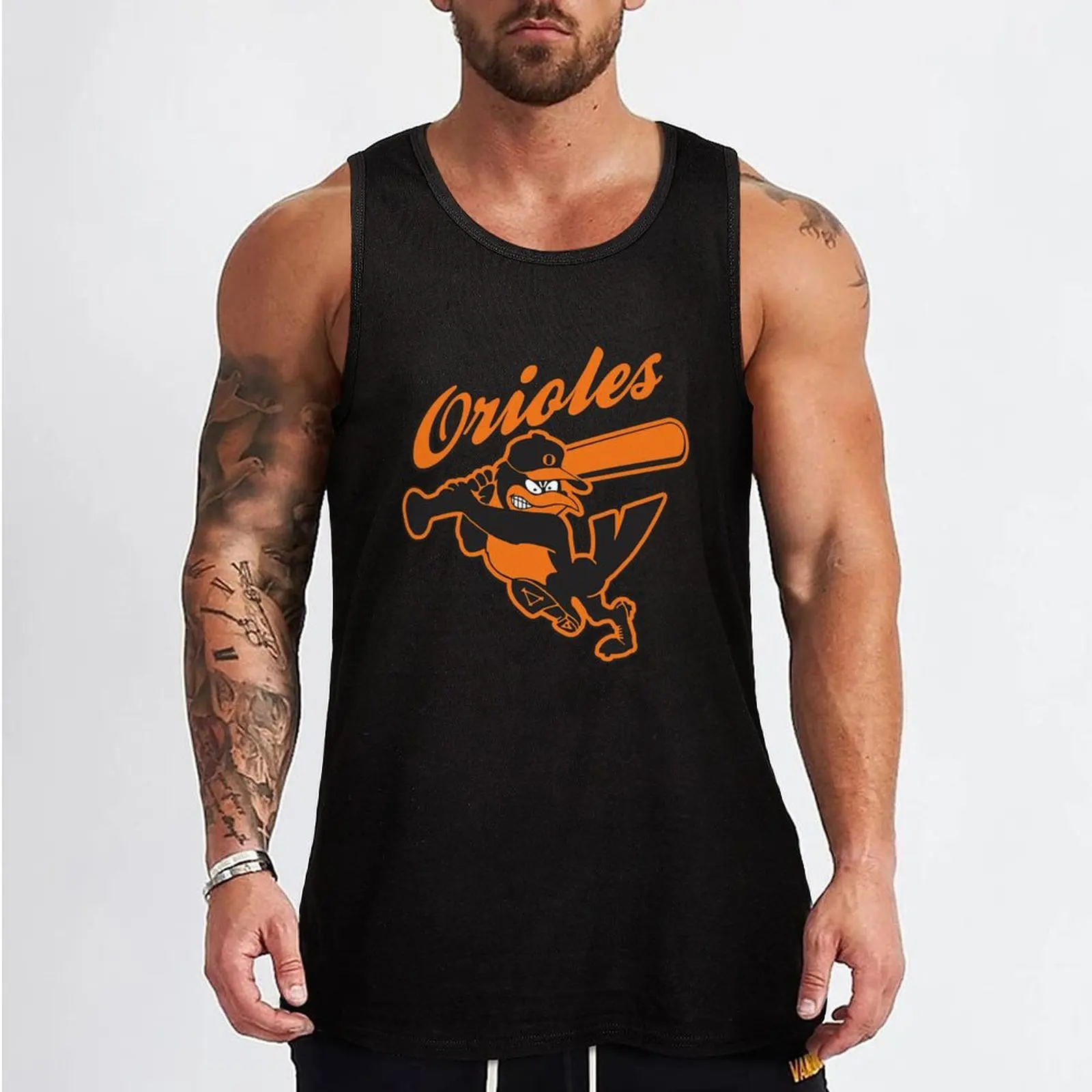 Orioles Baseball T-ShirtOrioles Baseball Logo Tank Top tops Men's gym articles men clothing gym training accessories