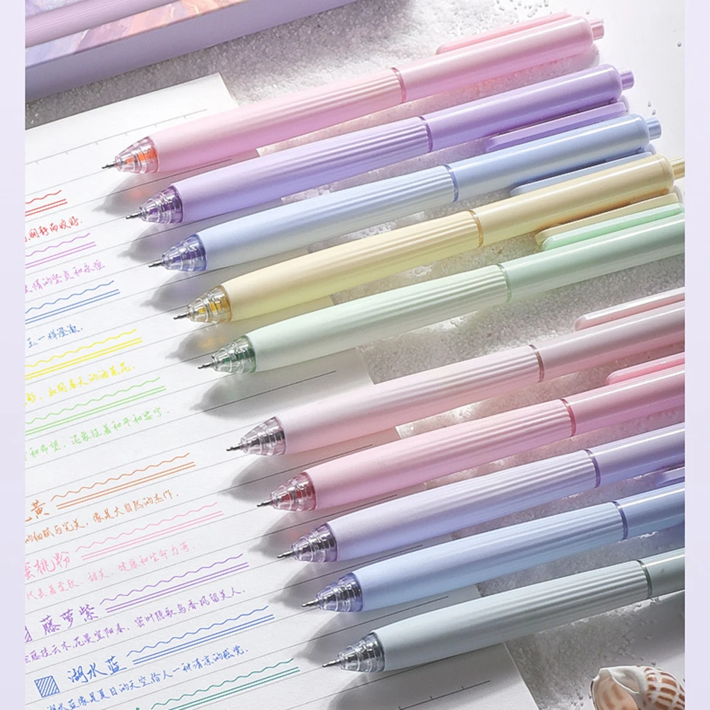 5/15 Colors Press Neutral Gel Pens, 0.5mm ST Tips,High Beauty Value, for Writing Office Signature Stationery Supplies