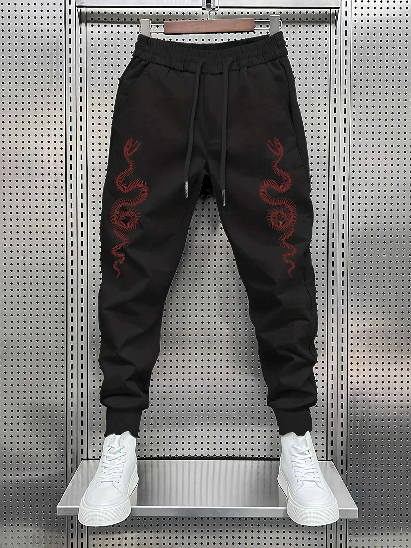 Streetwear Pattern Print Men's Sweatpants, Comfortable All-match Trousers For Daily And Outdoor Activities S-3XL