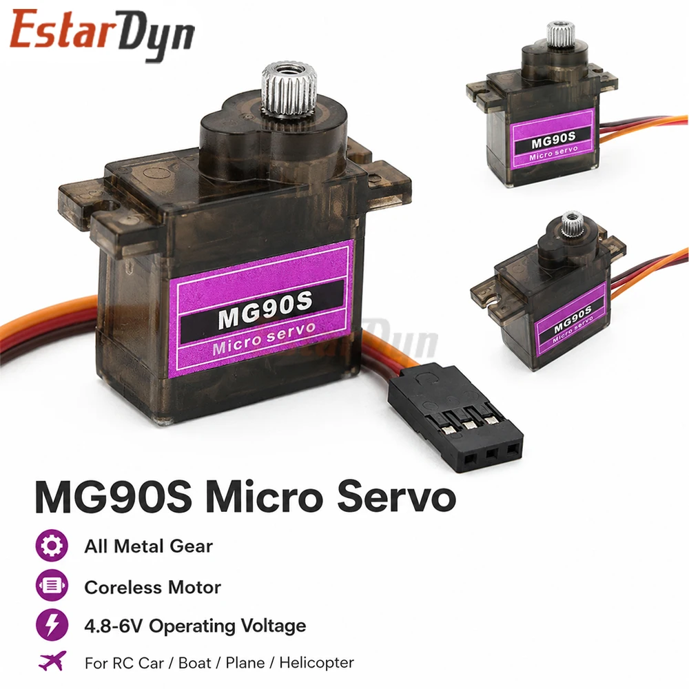 Drone Rc Board - Servo Digital Estardyn MG90S con Engranajes