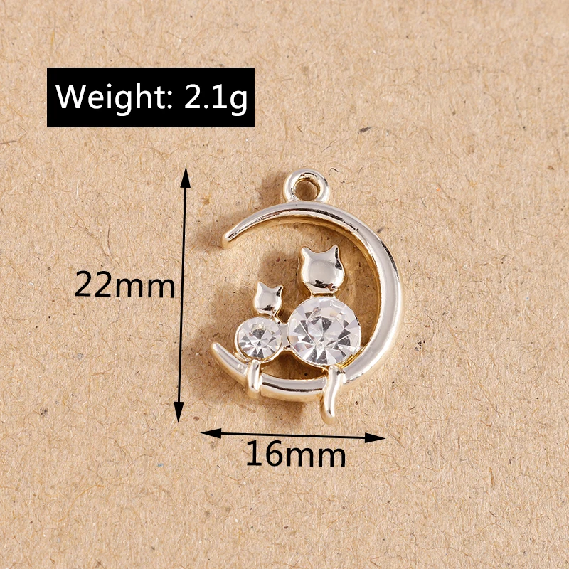 10 stücke zarte Kristall frucht Kirsche Anhänger Charms für Schmuck machen DIY Halsketten Ohrringe Zubehör liefert – Detail 25