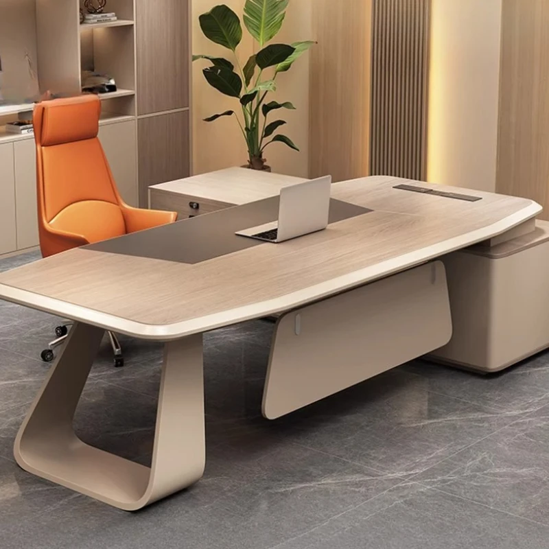 

Современный минималистичный офисный стол, роскошный многофункциональный офисный стол в скандинавском стиле, компьютерный стол в европейском стиле, мебель для дома