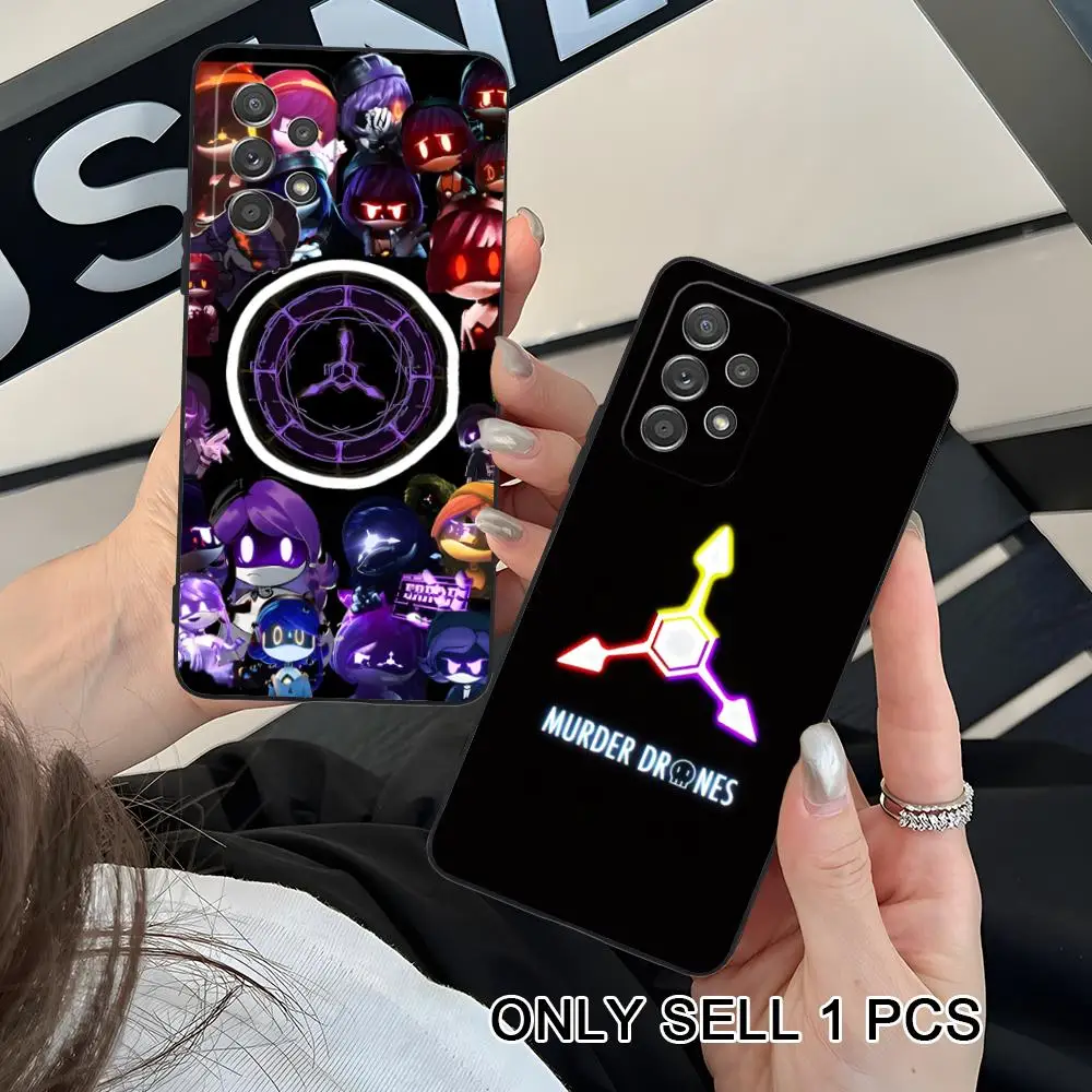 Murder Drones Phone Case for Samsung Galaxy A26 25 24 23 22 21 17 16 15 14 13 12 11 5G Soft TPU Shockproof Cover