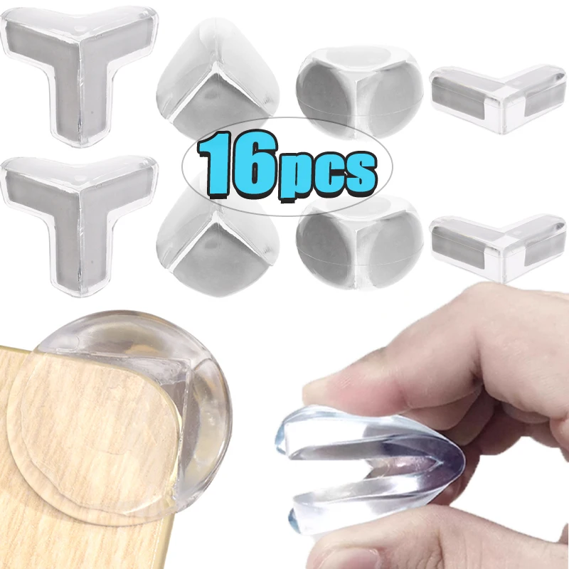 المضادة للتصادم زاوية سيليكون شفاف ركن ملصق الجدول ركن خزانة غطاء فوق البوتاجاز لإخراج الأدخنة المضادة للتصادم غطاء حماية الزاوية #2