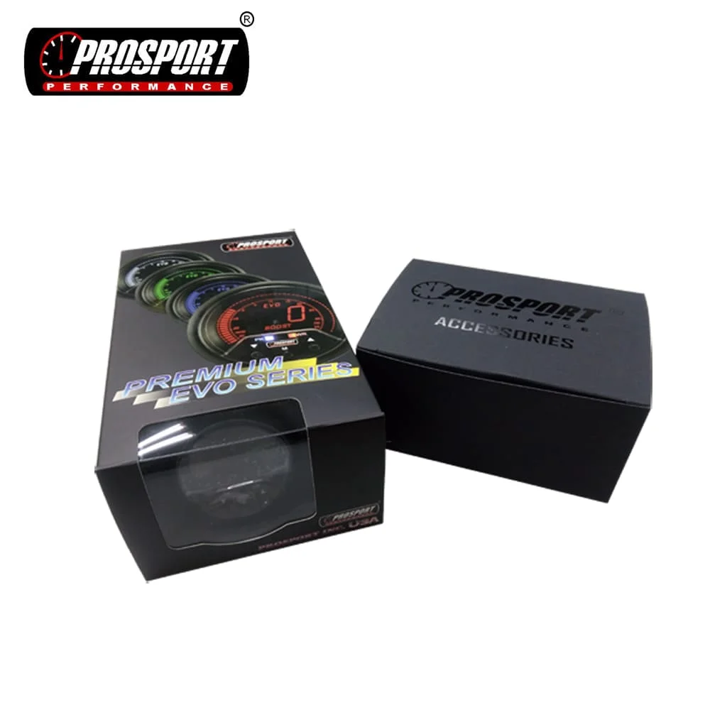 New Prosport 52mm Digital Air Suspension Gauge with Electronic Sensor Aluminum Blue Display 12V Cars view 6