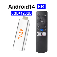 2025 Mini Q15 TV Stick Android 14 TV Box 8K Ultra Allwinner H313 8GB128GB Streaming Media Player Google Assistant Set Top Box