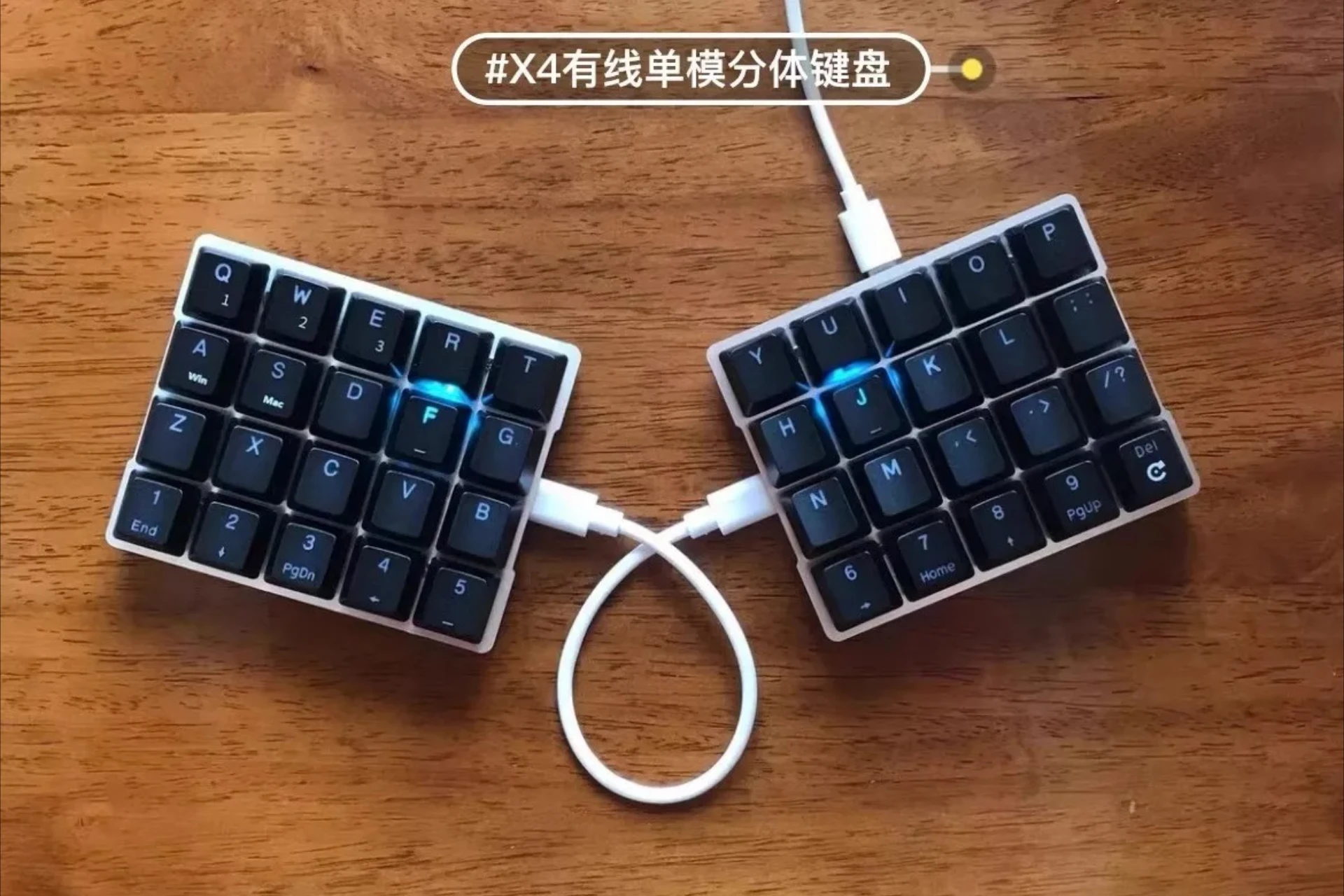 

Ортолинарная клавиатура P40, проводная, 40 клавиш, механическая клавиатура RGB, VIA/VIAL QMK, эргономичная алюминиевая клавиатура, комплект Teclado Gamer