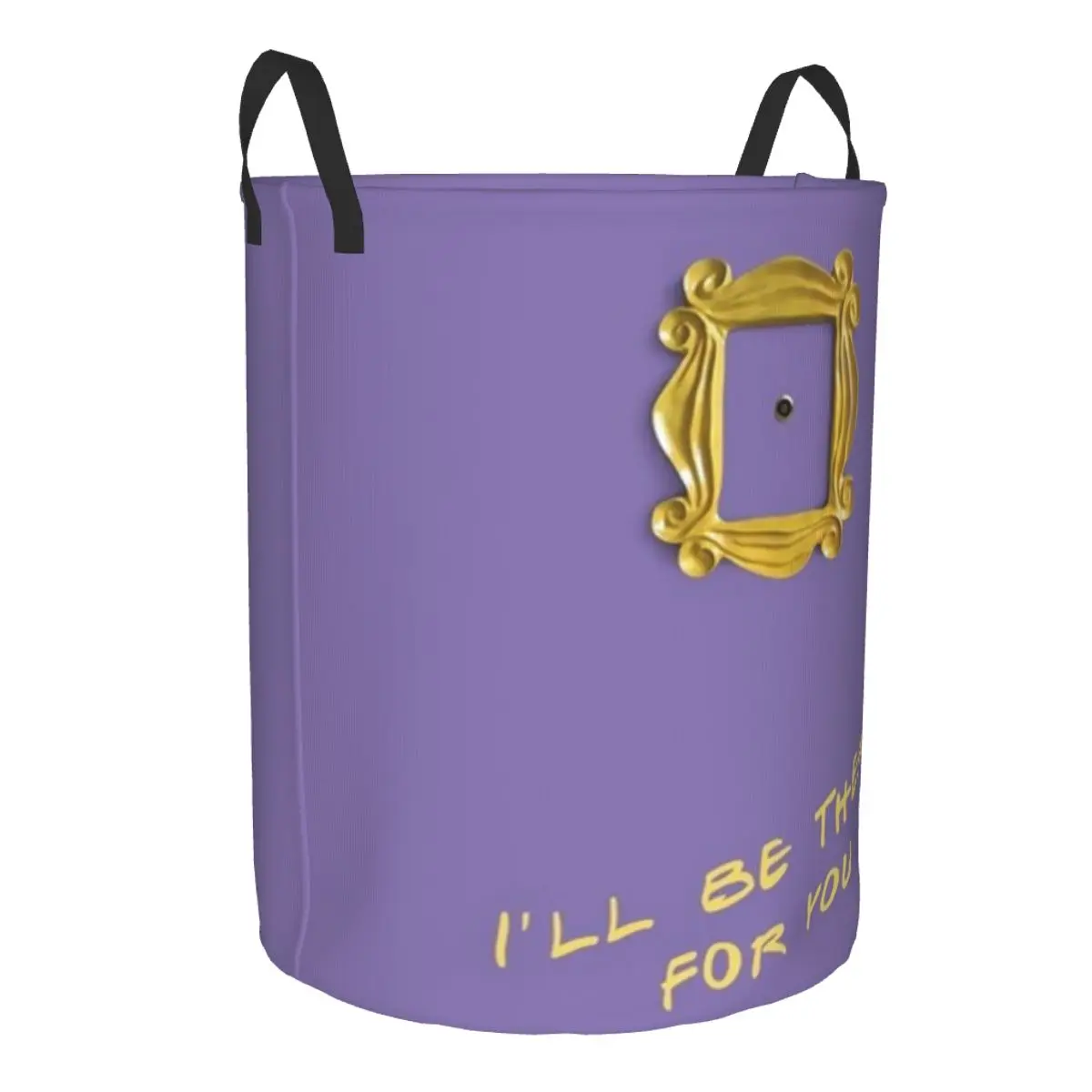 Custom I'll Be There For You Laundry Basket Foldable Friends TV Show Clothes Hamper for Baby Kids Toys Storage Bag