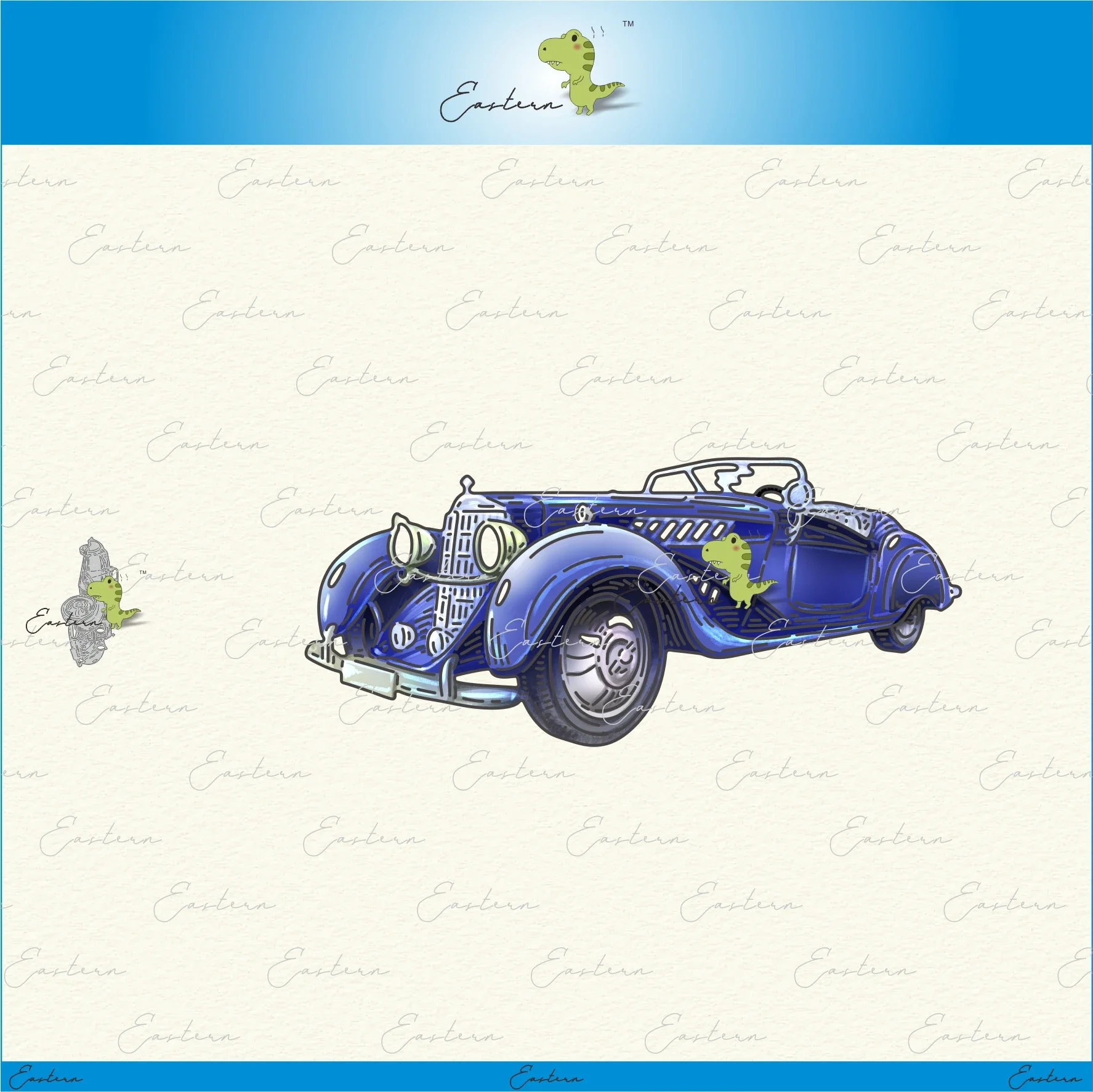 Vintage Car Die Set metal cutting dies 2023 new DIY molds Scrapbooking Paper Making die cut crafts Printed Sheet