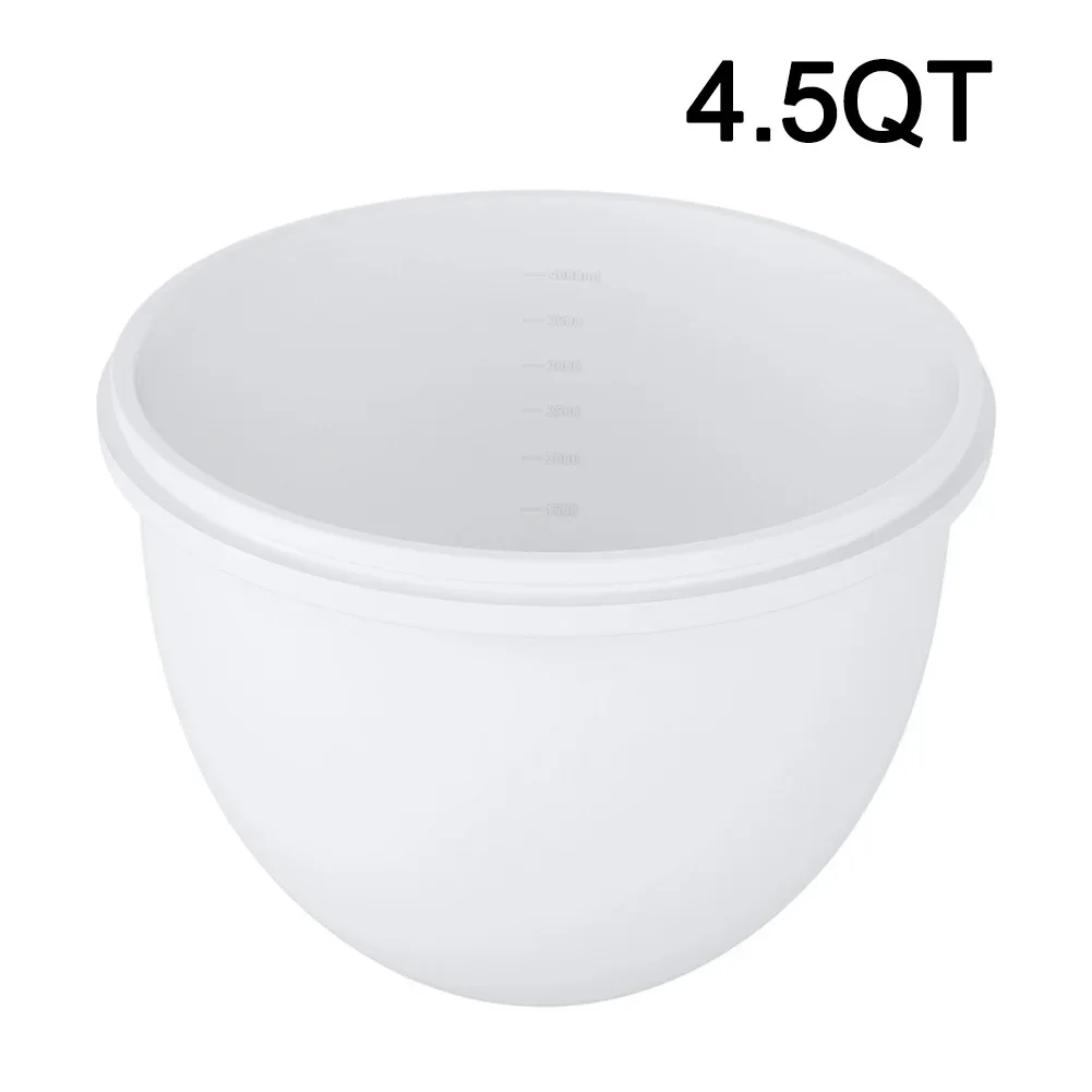 

25cm For4.5 Qt Tilt-Head Stand Mixers Silicone Bowl Red, Black, White Bowl Liners Mixers Heat-Resistant, Food-Grade Accessories