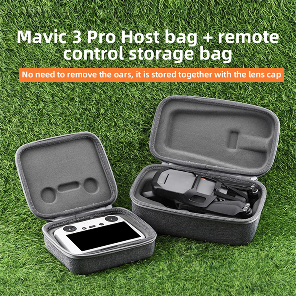 Storage Bag For DJI Mavic 3 Pro Body+RC/RC N1/RC Pro Remote Control Durable Hard Nylon Case Portable Carrying Box Handle Cover