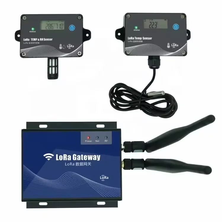 WiFi Temperature Humidity Gateway with LoRa Module for Remote Temperature and Humidity Monitoring