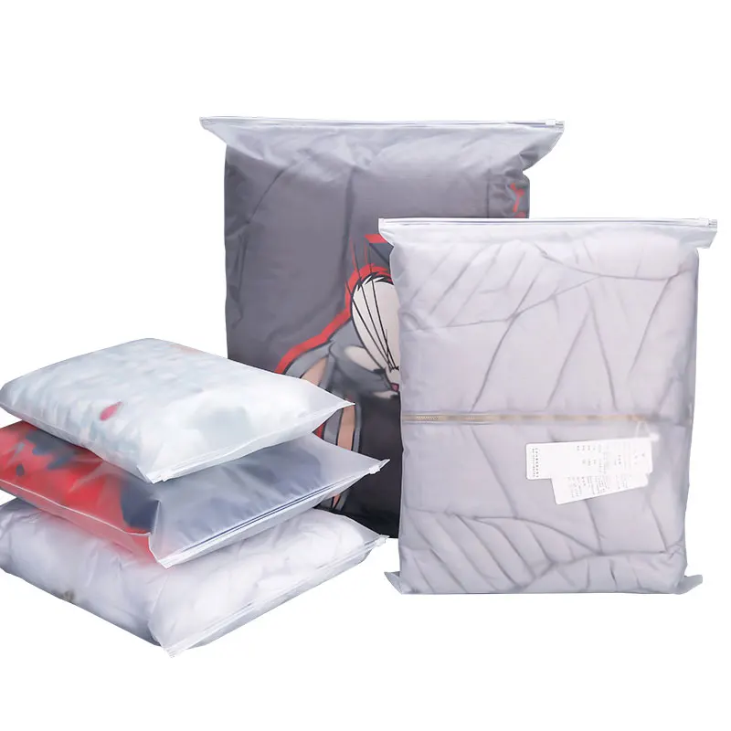 

Clothing Zipper Bag Transparent Packaging PE Thickened Sealing Plastic Storage