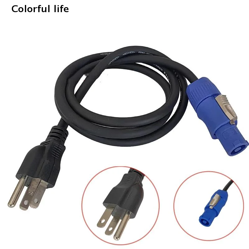 

3Pin 1.2M Power Plug Power Connect Cable For Stage Light LED Beam Par Can Moving Head DMX512 Light Event Show