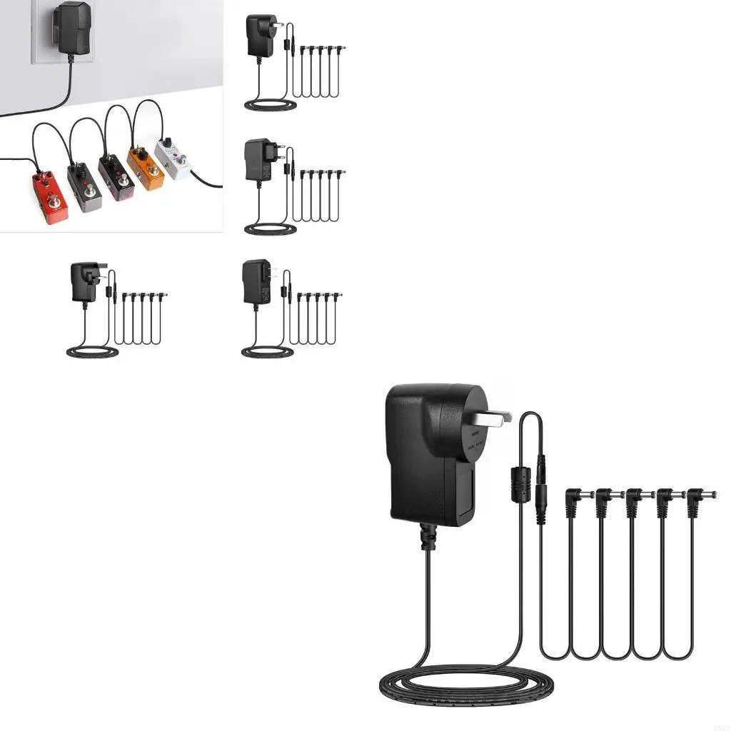 PXPF 9V 850MA Power Adapter Зарядное устройство для клавишного гитарного эффекта разъем педали педали