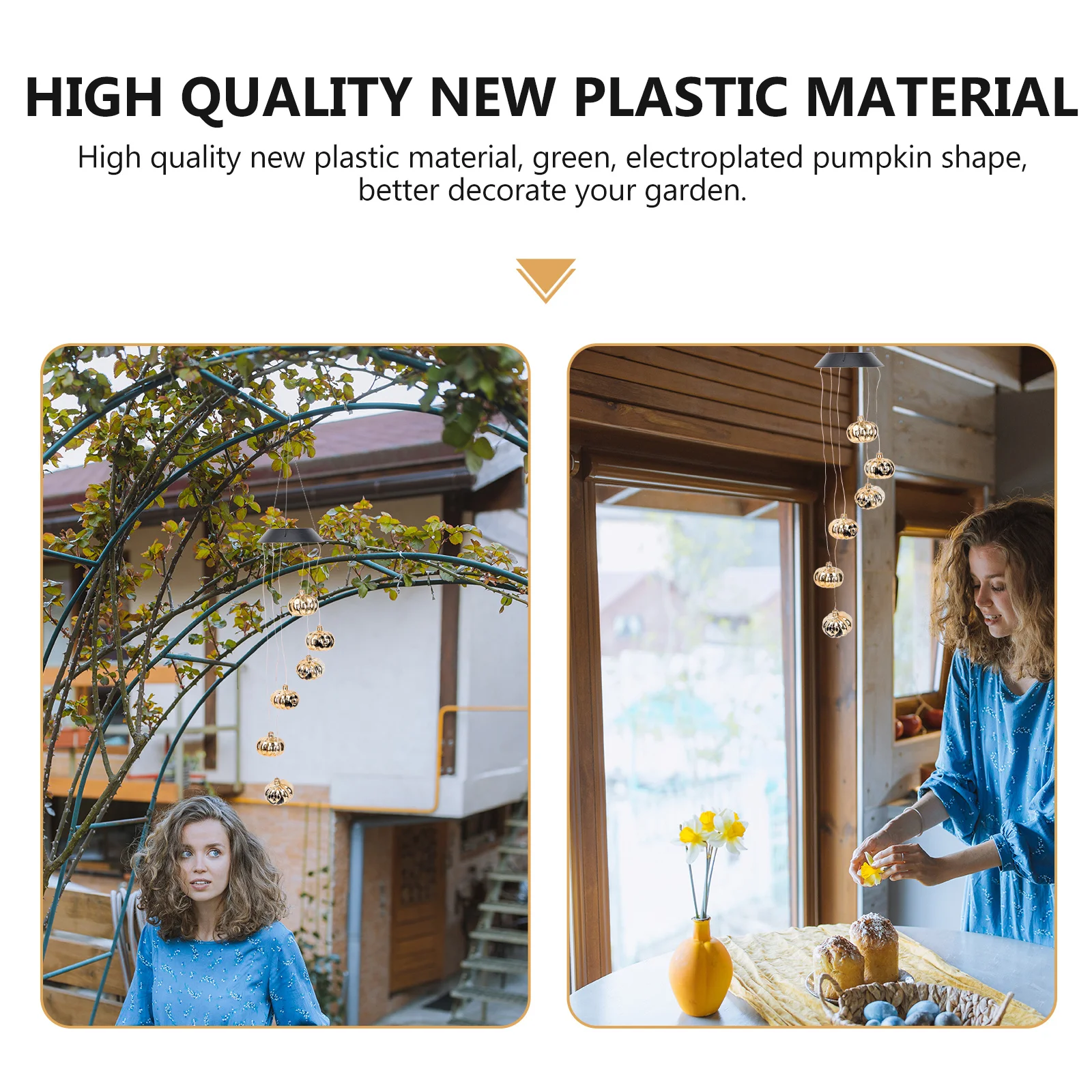 

1 шт., декор лампы в виде тыквы, солнечная зарядка, сцена Хэллоуина, подвесной светильник, фестиваль, подвесной солнечный светильник для наружного использования